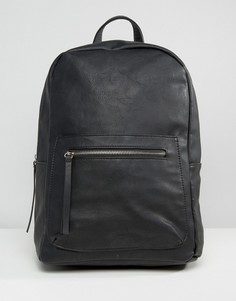Рюкзак в минималистском стиле Pieces Savoy - Черный