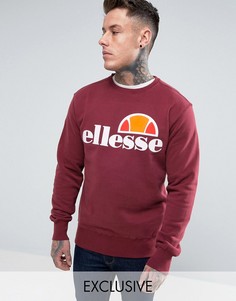 Свитшот с классическим логотипом Ellesse - Красный