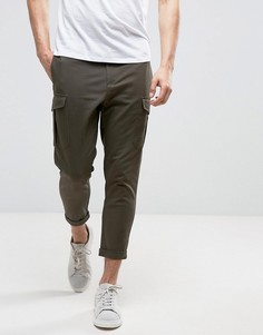 Свободные брюки карго Selected Homme - Зеленый