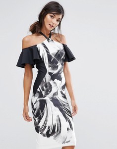 Цельнокройное платье-халтер Coast Waldorf - Мульти