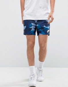 Синие шорты Nike 833879-436 - Синий