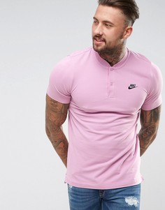 Розовая футболка-поло без воротника Nike 832214-565 - Розовый