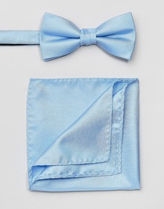 Галстук-бабочка и платок для пиджака Selected Homme - Синий