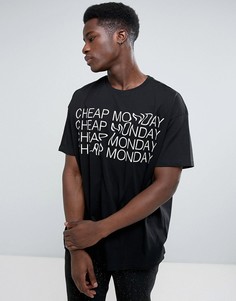 Футболка с логотипом Cheap Monday Squad - Черный