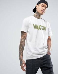 Футболка с крупным логотипом Volcom x Tetsunori - Белый