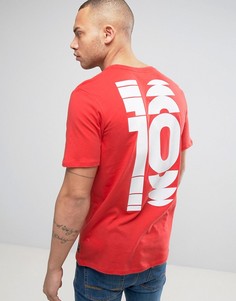 Красная футболка Nike F.C 3 847193-602 - Оранжевый