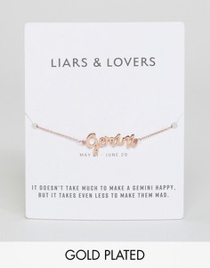 Браслет со словом Gemini Liars &amp; Lovers - Золотой
