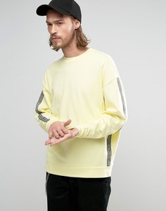 Oversize-свитшот с ацтекским принтом ASOS - Желтый