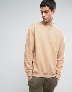 Светло-коричневый свитшот Puma Heritage - Рыжий