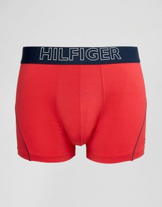 Красные боксеры-брифы с логотипом Tommy Hilfiger - Серый