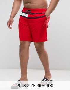 Красные шорты для плавания с флагом Tommy Hilfiger PLUS - Красный
