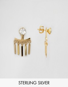 Серьги из позолоченного серебра ASOS - Золотой