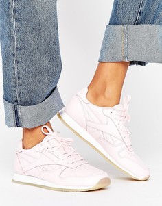 Классические кожаные кроссовки Reebok - Розовый