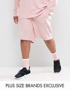Розовые шорты из вафельного трикотажа Puma PLUS эксклюзивно для ASOS - Розовый