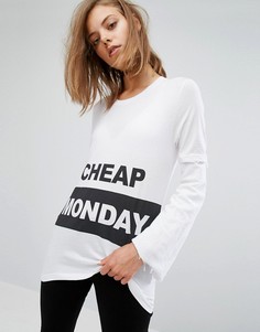 Футболка с логотипом Cheap Monday - Белый