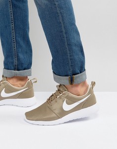 Бежевые кроссовки Nike Roshe One 511881-203 - Зеленый