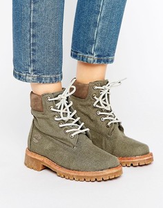 Ботинки на шнуровке Timberland - Зеленый