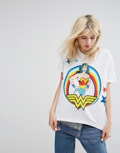 Футболка с принтом Wonder Woman Paul &amp; Joe Sister - Белый