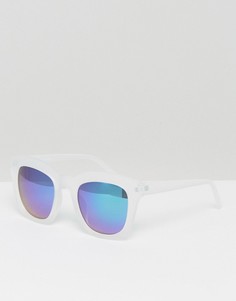 Солнцезащитные очки с зеркальными стеклами New Look - Черный