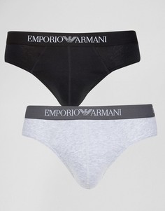 2 хлопковых трусов Emporio Armani - Мульти