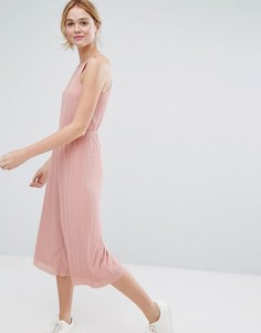 Комбинезон в рубчик Monki - Розовый