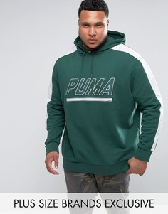 Худи зеленого цвета из махровой ткани в винтажном стиле Puma PLUS T7 эксклюзивно для ASOS - Зеленый