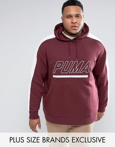 Худи красного цвета из махровой ткани в винтажном стиле Puma PLUS T7 эксклюзивно для ASOS - Красный