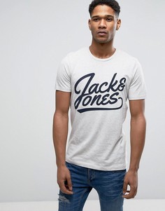 Футболка с вышивкой Jack & Jones Originals - Белый