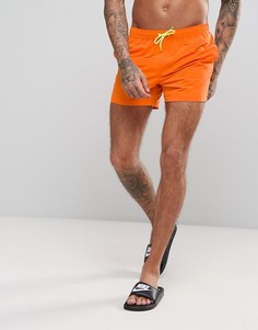 Короткие оранжевые шорты для плавания ASOS - Оранжевый