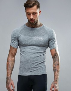 Бесшовная спортивная футболка CoreX - Серый