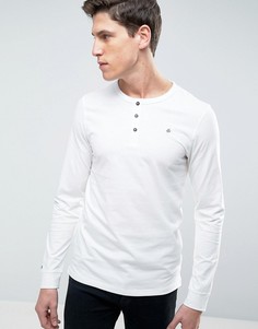 Лонгслив в стиле ретро Jack &amp; Jones - Белый