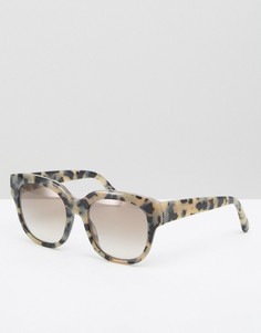 Солнцезащитные оversize-очки в черепаховой оправе Stella McCartney - Коричневый
