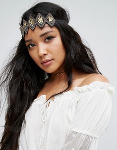Фестивальная повязка на голову с отделкой ASOS - Мульти