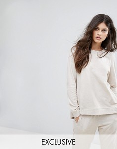 Серо-желтый классический спортивный свитшот Nike эксклюзивно для ASOS - Кремовый