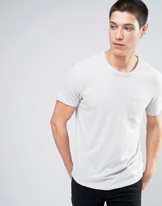 Вязаная футболка Selected Homme - Серый