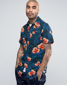 Рубашка с гавайским принтом adidas Skateboarding BK6767 - Синий
