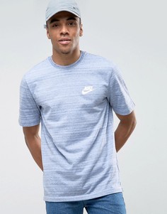 Синяя футболка Nike Advanced Knit 837010-450 - Синий