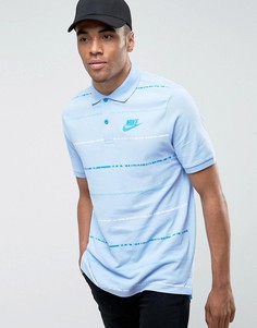 Синяя футболка-поло Nike Matchup 833883-450 - Синий