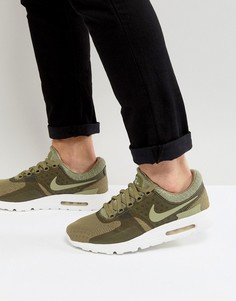 Зеленые дышащие кроссовки Nike Air Max Zero 903892-200 - Зеленый