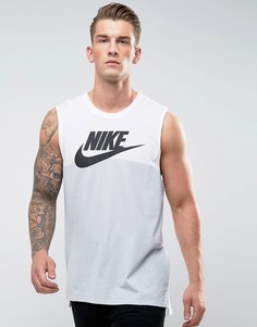 Белая майка с логотипом Nike Futura 847509-100 - Белый