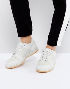 Бежевые кроссовки Nike Dunk Low - Кремовый