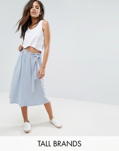Юбка в полоску Vero Moda Tall - Синий