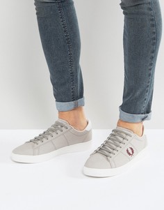 Парусиновые кроссовки Fred Perry Spencer - Серый