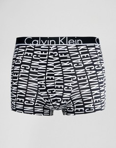 Хлопковые боксеры-брифы Calvin Klein ID - Черный