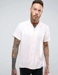 Розовая рубашка классического кроя из вискозы ASOS - Розовый