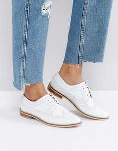 Кожаные броги ASOS MAI - Белый