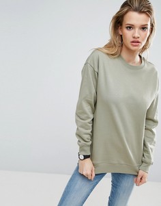 Свободный свитшот ASOS - Светло-серый