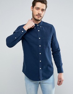 Темно-синяя оксфордская рубашка классического кроя Abercrombie &amp; Fitch Classic - Темно-синий