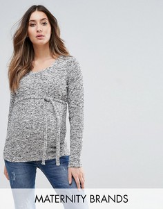 Свитер в крапинку Mamalicious - Серый Mama.Licious