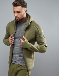 Худи зеленого цвета Adidas ZNE - Зеленый